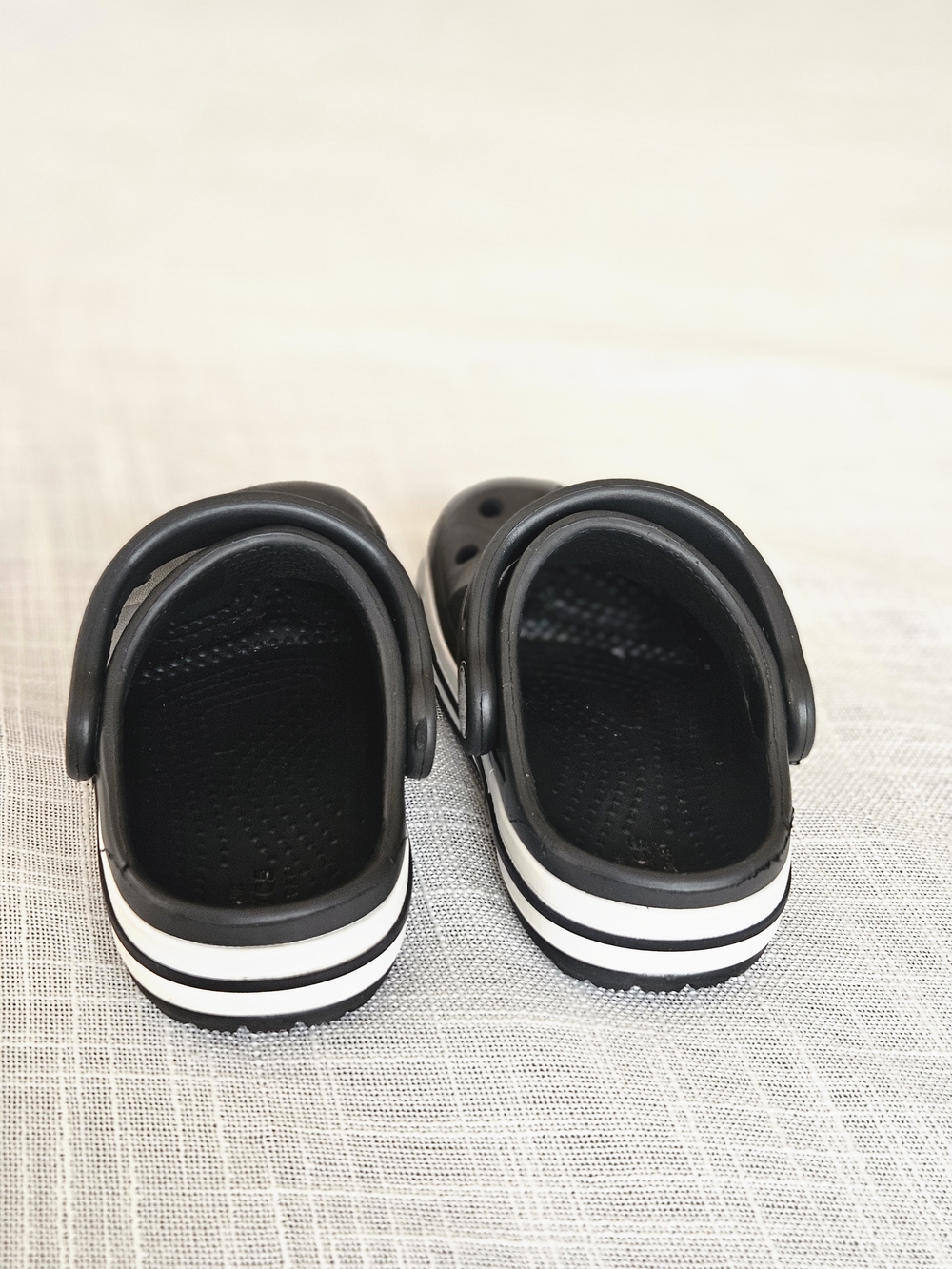 ​Crocs Toddler Bayaband Clogs - Black/White - Size 5C - Picture 4 of 8